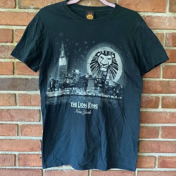 Disney The Lion King Broadway New York Tee Black Medium - Picture 1 of 7